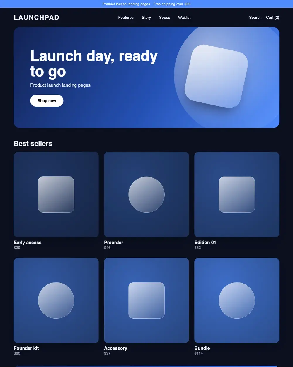 Launchpad screenshot 1